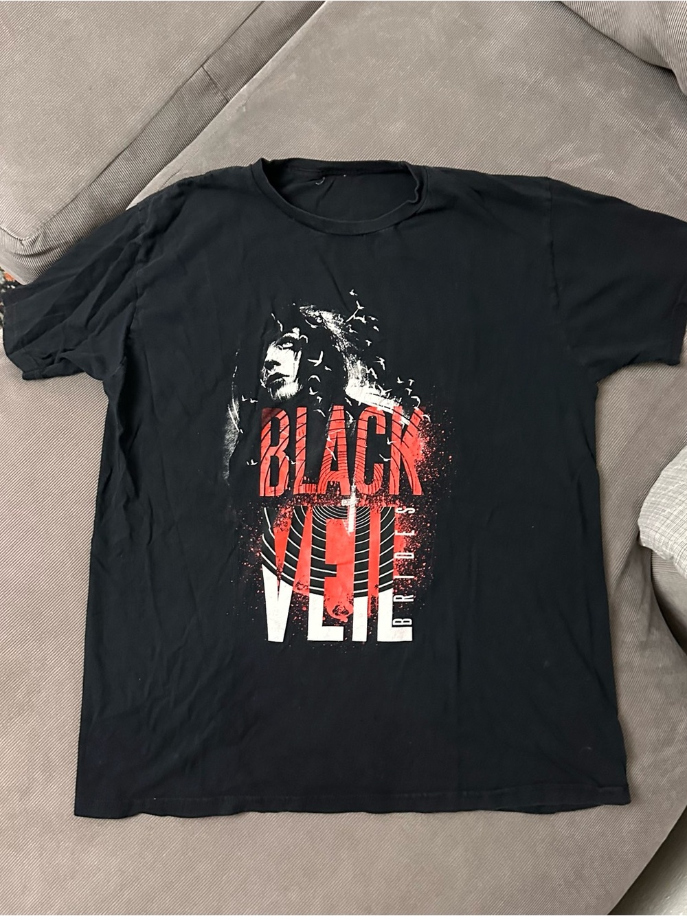 Black Veil Brides Band Tee Shirt Graphic Logo Size Large
